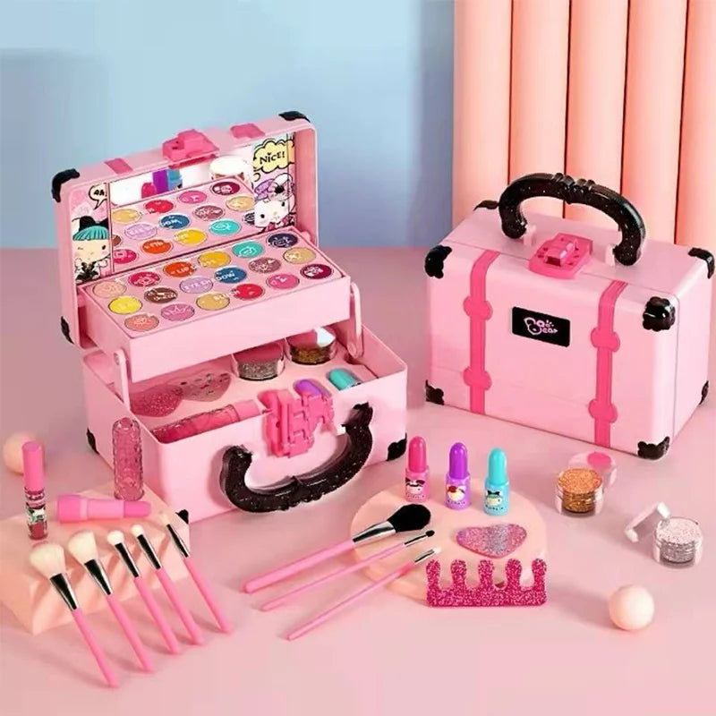 Princess Makeup Play Set for Kids - Non-Toxic Cosmetic Kit with Lipstick & Eye Shadow – Creative Play, Gift Idea