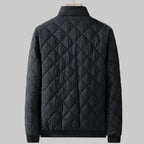 Quilted Puffer Jacket Men's Lightweight Insulated Stand Collar – Casual, Outdoor