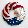 Rustic Eagle Wreath | Handcrafted Weather-Resistant Decor – Patriotic Home, Unique Tribute