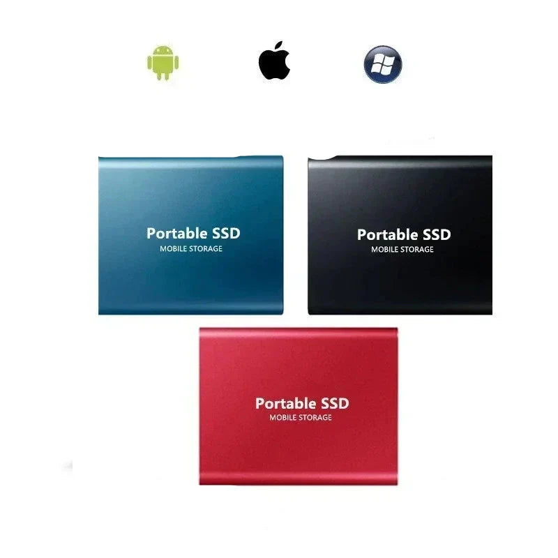 Portable SSD External Drive 1TB with High-Speed Data Transfer – Gaming, Travel