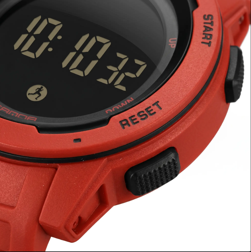 Digital Waterproof Military Pedometer Watch – Fitness, Outdoor Adventure