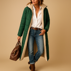 Shearling-Lined Winter Coat – Casual Wear, Cold Weather