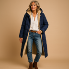 Shearling-Lined Winter Coat – Casual Wear, Cold Weather