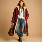 Shearling-Lined Winter Coat – Casual Wear, Cold Weather