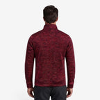 Slim-Fit Men's Knit Zip Jacket with High Neck – Casual, Everyday Wear