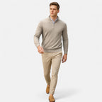 Slim-Fit Men's Zip-Up Sweater – Casual Wear, Everyday Comfort