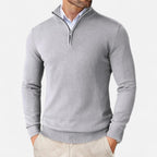 Slim-Fit Men's Zip-Up Sweater – Casual Wear, Everyday Comfort