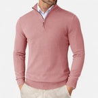 Slim-Fit Men's Zip-Up Sweater – Casual Wear, Everyday Comfort