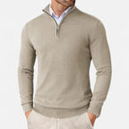 Slim-Fit Men's Zip-Up Sweater – Casual Wear, Everyday Comfort