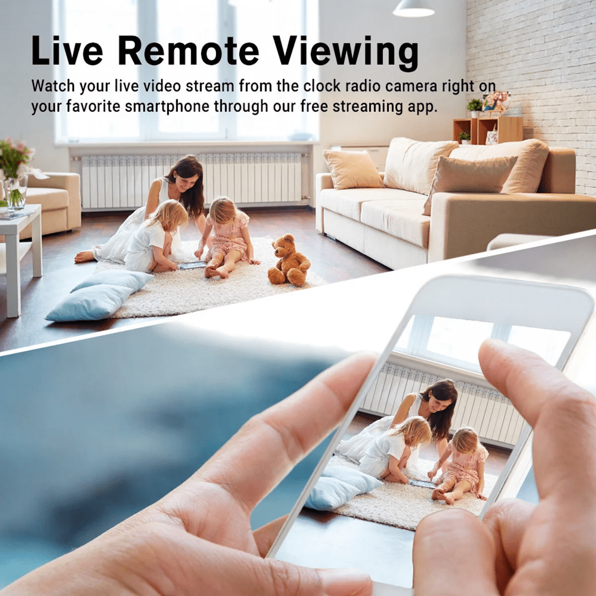 Smart Home Security Camera 1080P HD Streaming & Motion Detection – Home Monitoring, Surveillance