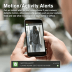 Smart Home Security Camera 1080P HD Streaming & Motion Detection – Home Monitoring, Surveillance