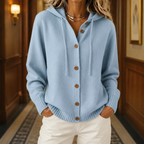 Soft Hooded Cardigan for Women – Casual Wear, Layering