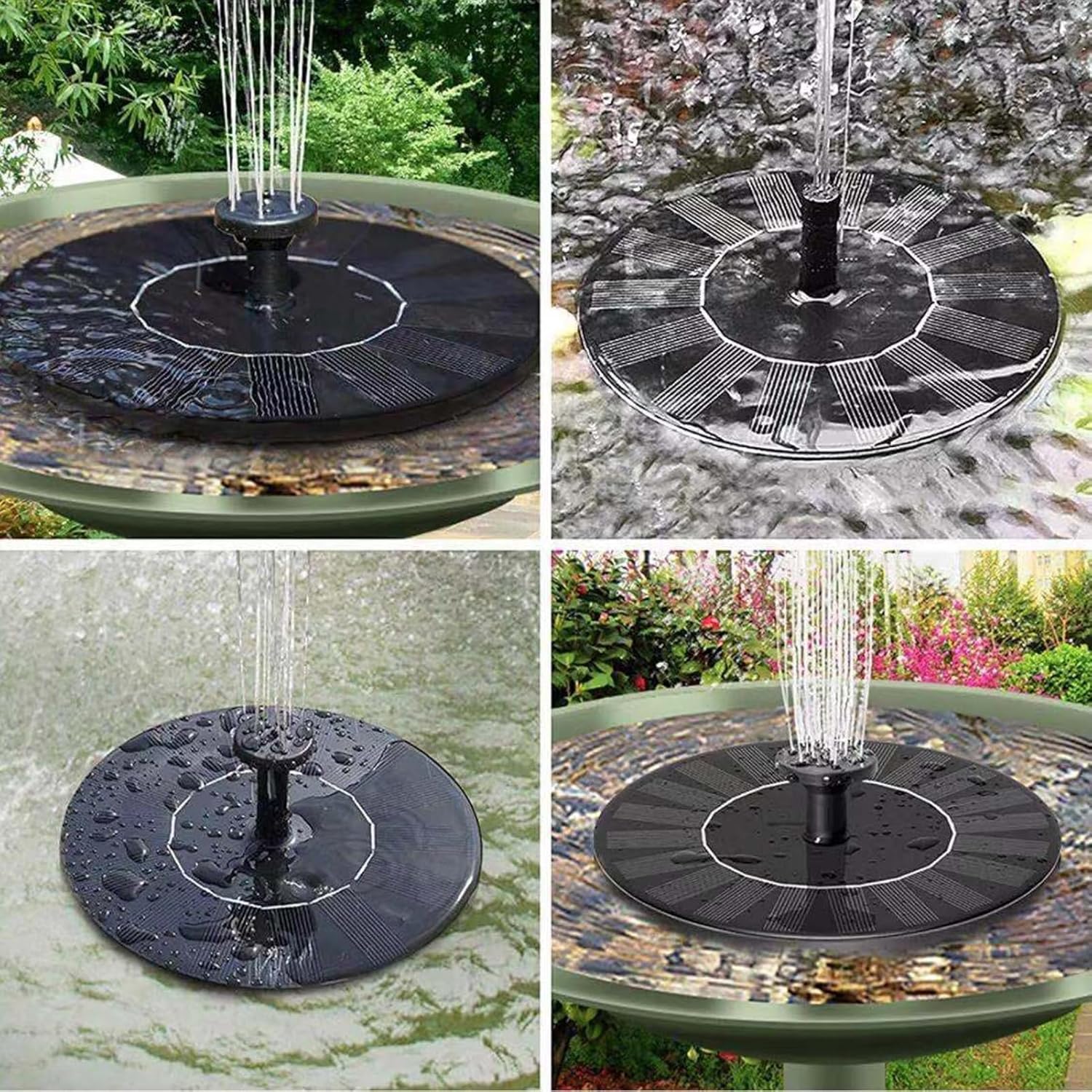 Solar Fountain Pump Eco-Friendly Floating Water Feature – Backyard Decor, Summer Garden