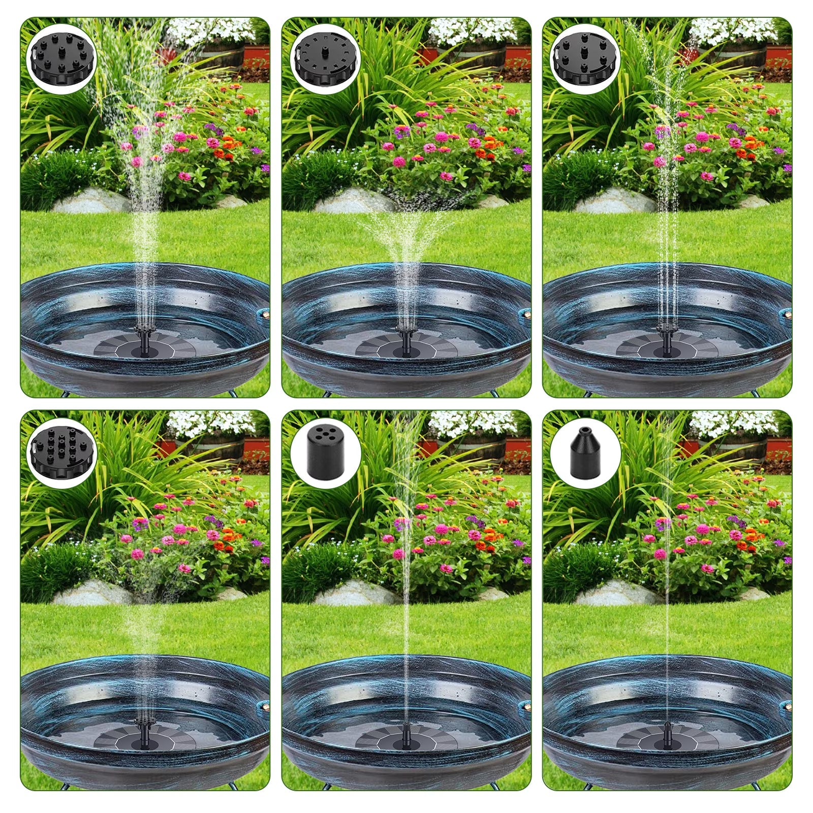 Solar Fountain Pump Eco-Friendly Floating Water Feature – Backyard Decor, Summer Garden