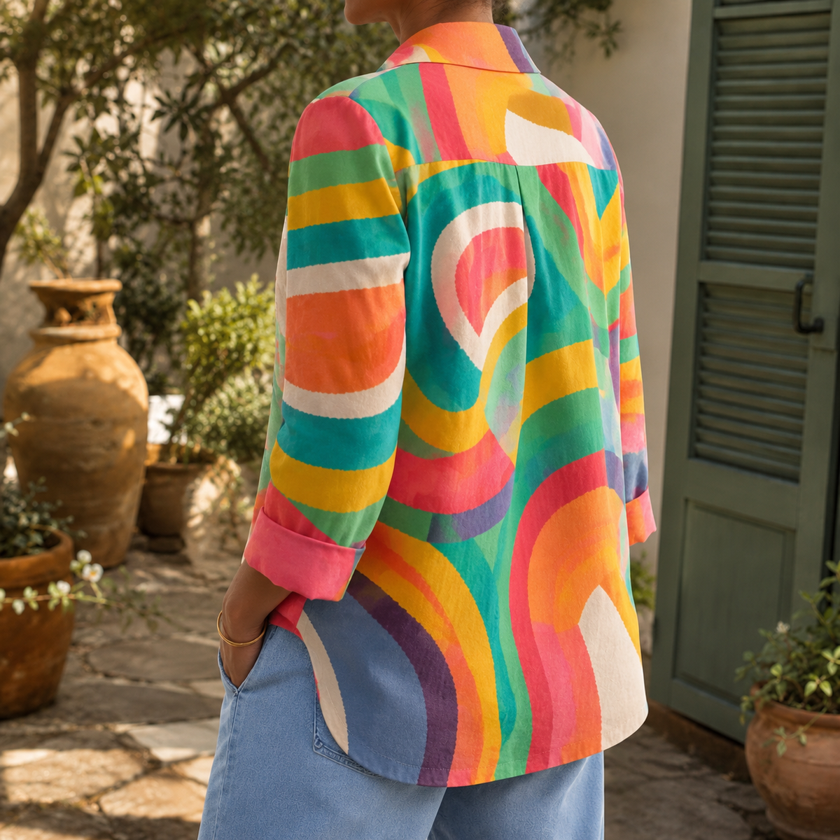 Stylish Boxy Blouse for Women – Casual Wear, Office Style