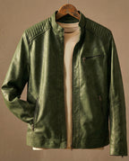 Stylish Men's Leather Jacket – Casual Wear, Everyday Use