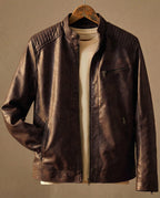 Stylish Men's Leather Jacket – Casual Wear, Everyday Use