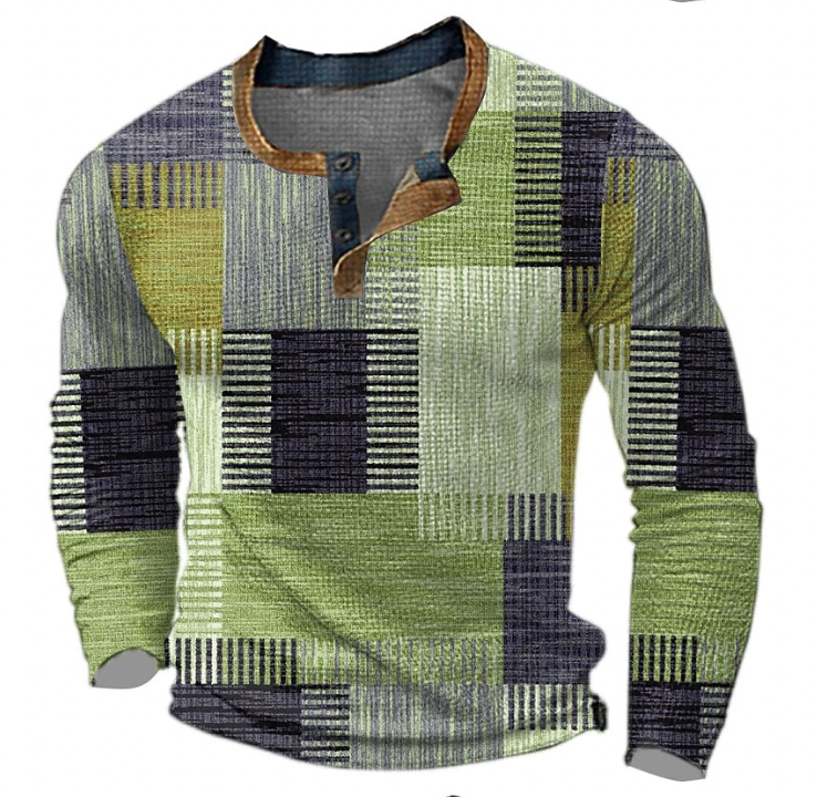 Stylish Patterned Men's Sweater – Casual Wear, Everyday Comfort