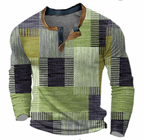 Stylish Patterned Men's Sweater – Casual Wear, Everyday Comfort