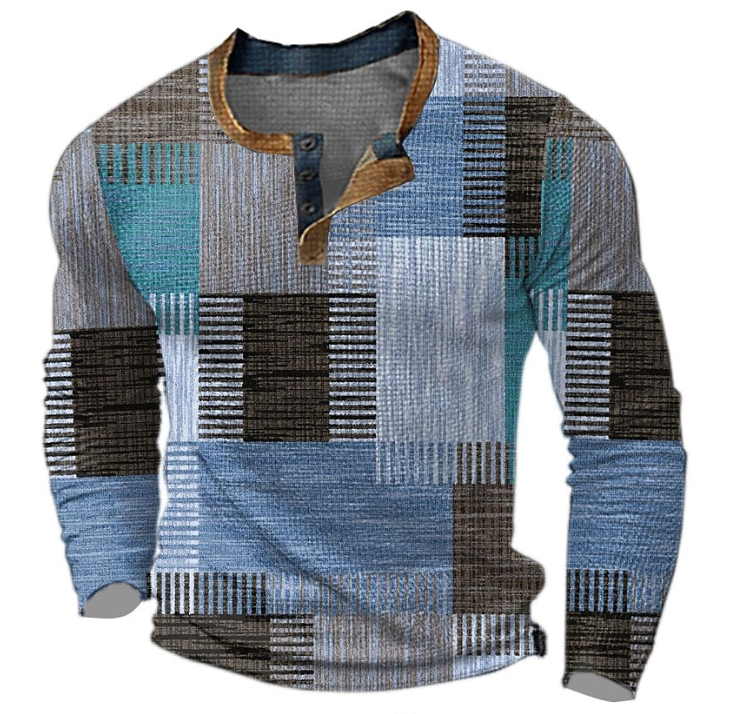 Stylish Patterned Men's Sweater – Casual Wear, Everyday Comfort