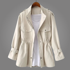 Stylish Women's Overcoat – Casual Wear, Office Attire