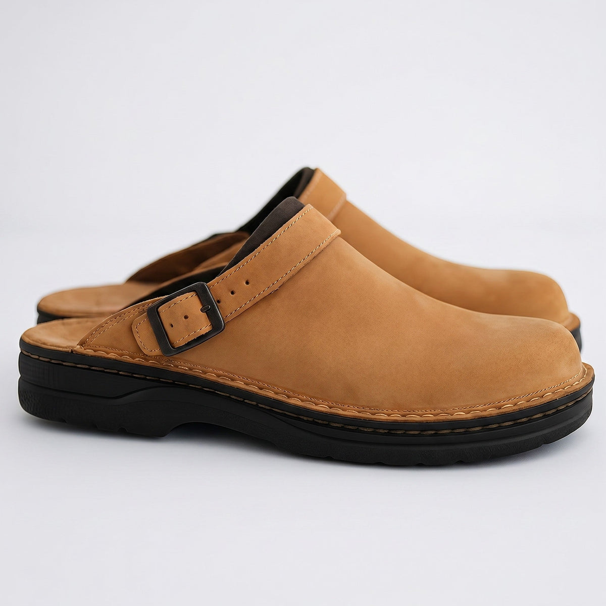 Suede Comfort Slides – Casual Wear, Home Relaxation