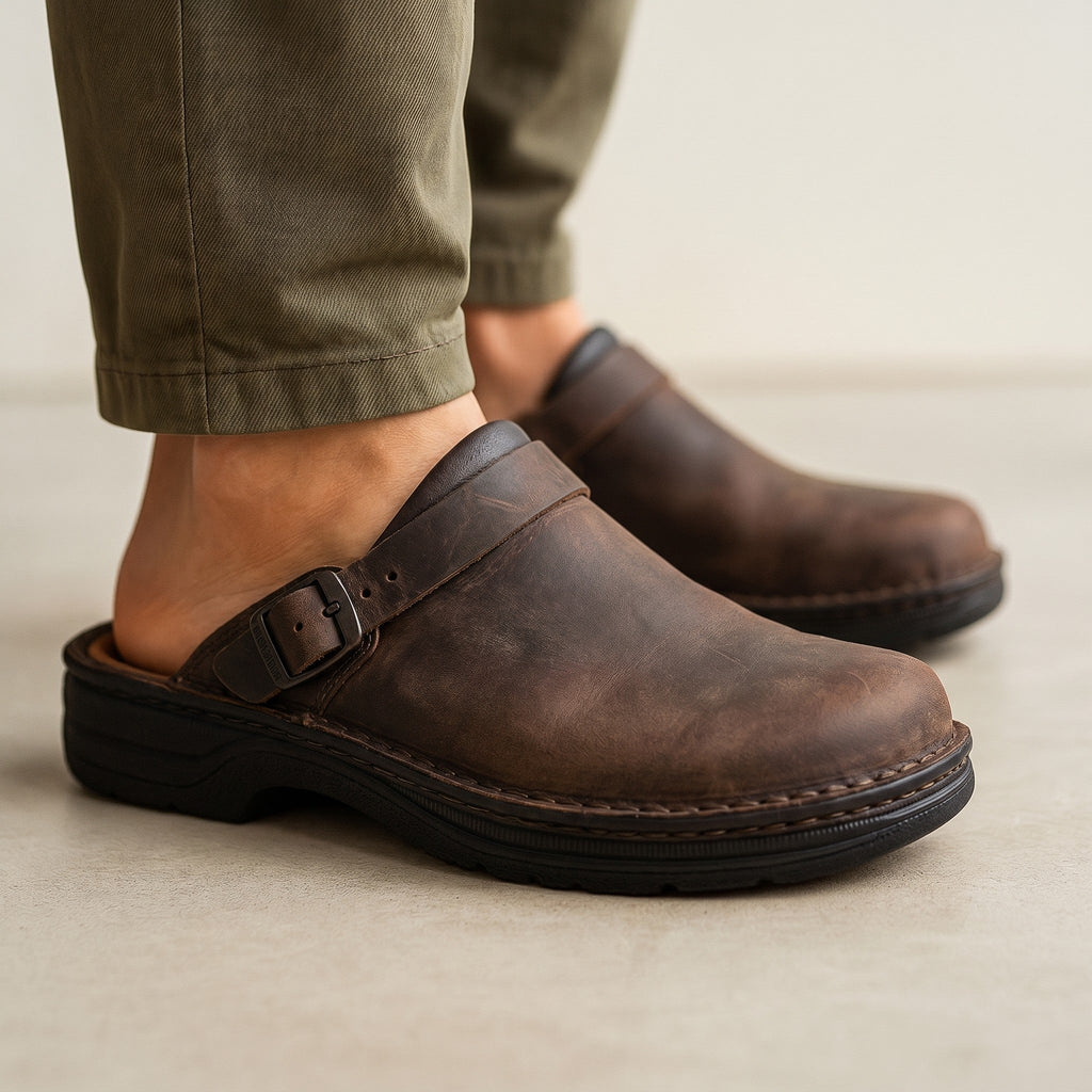 Suede Comfort Slides – Casual Wear, Home Relaxation