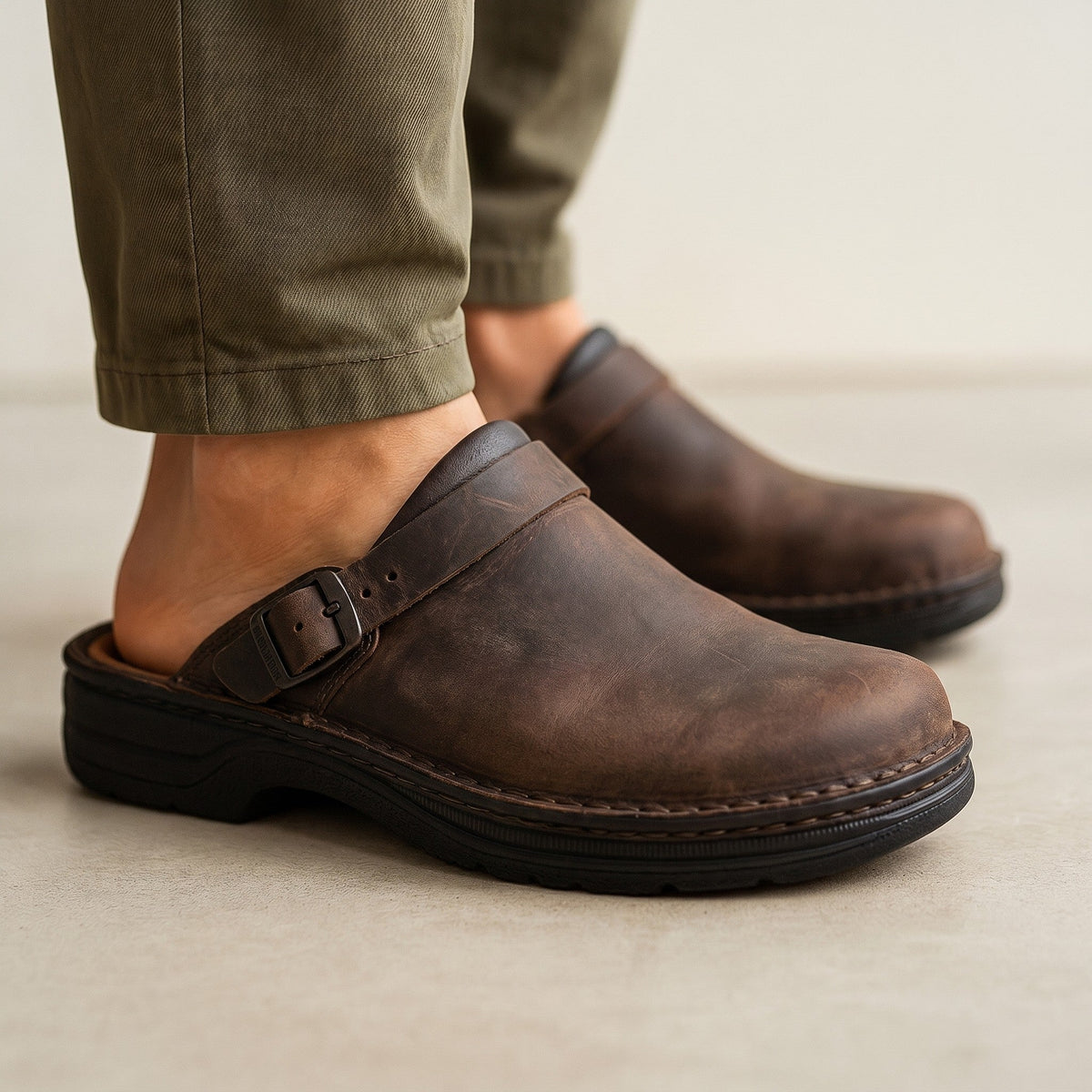Suede Comfort Slides – Casual Wear, Home Relaxation