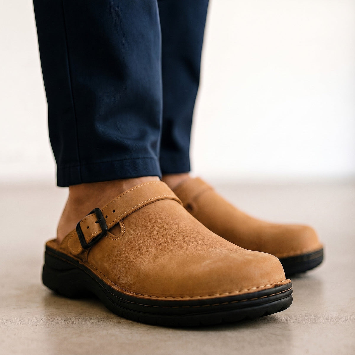 Suede Comfort Slides – Casual Wear, Home Relaxation