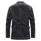 Tailored Denim Blazer – Casual Wear, Office Style