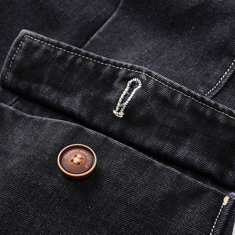 Tailored Denim Blazer – Casual Wear, Office Style