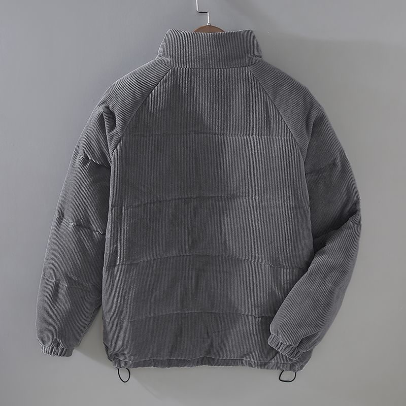 Thermal-Insulated Corduroy Jacket for Men, Comfort Fit – Casual, Outdoor