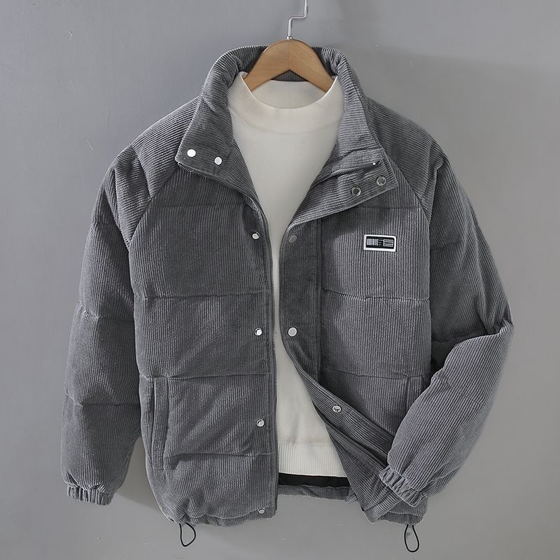 Thermal-Insulated Corduroy Jacket for Men, Comfort Fit – Casual, Outdoor