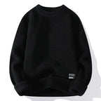 Thermal Knit Crewneck Pullover – Casual Wear, Everyday Comfort