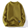 Thermal Knit Crewneck Pullover – Casual Wear, Everyday Comfort
