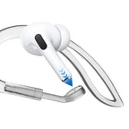 Transparent Silicone Ear Hooks for Airpods Adjustable – Sports, Travel
