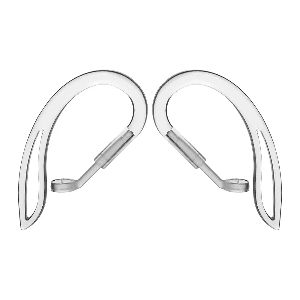 Transparent Silicone Ear Hooks for Airpods Adjustable – Sports, Travel