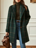 Tweed Check Coat – Casual Wear, Office Style