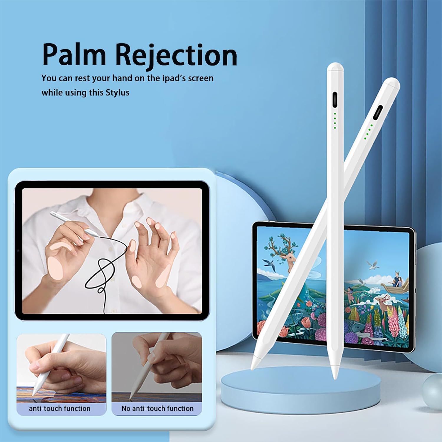 Universal Touch Stylus Pen for Tablets - Lightweight, Durable Design – Home Office, Travel