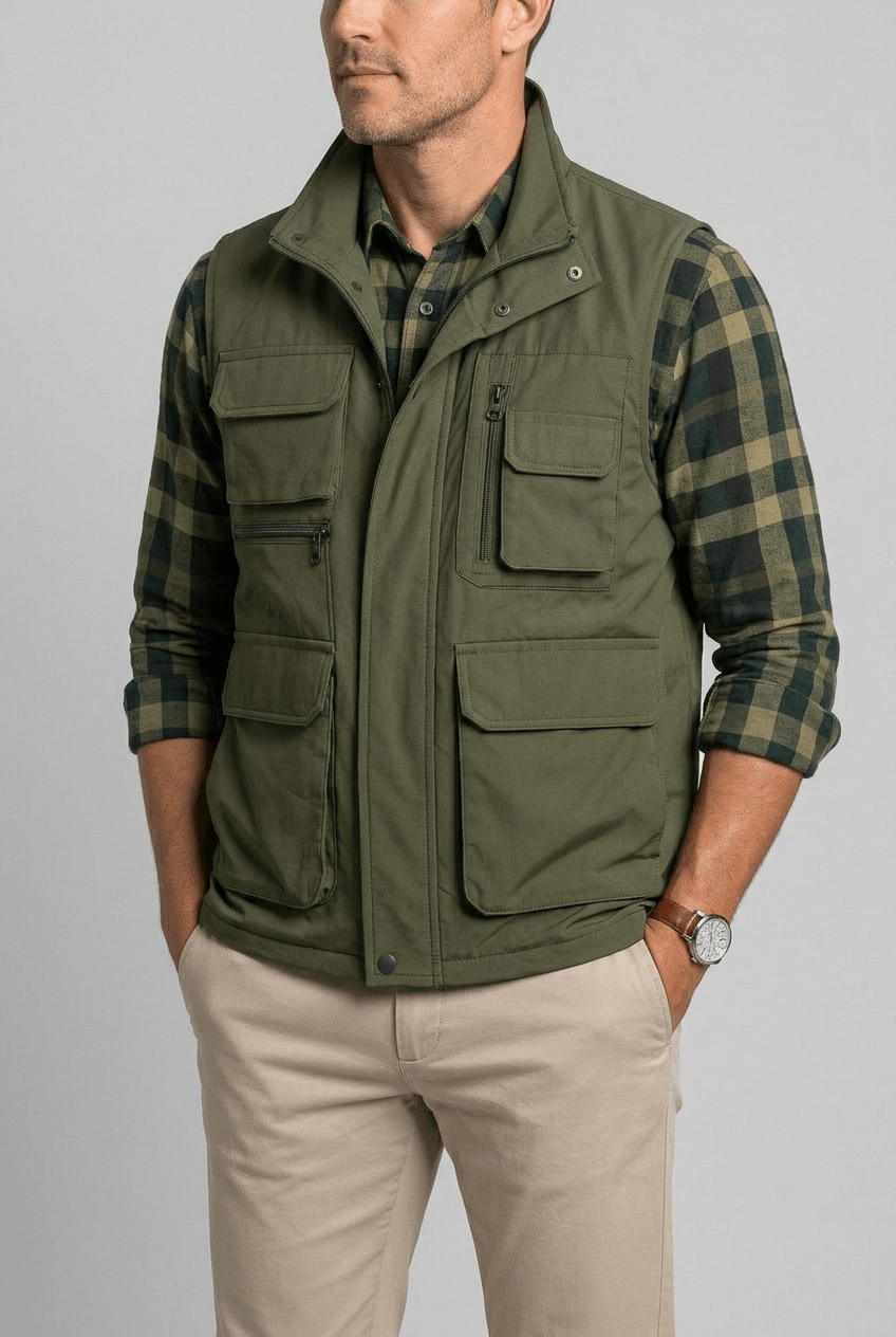 Utility Gilet for Men – Outdoor, Casual Wear