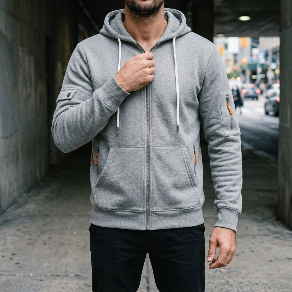 Utility Hoodie for Men – Casual Wear, Everyday Comfort