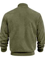 Vintage Men's Jacket Suede-Look – Casual Wear, Stylish Outfit
