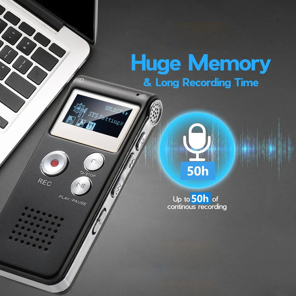 Voice Recorder Mini Voice Activated – Lectures, Meetings