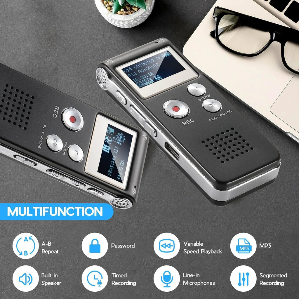 Voice Recorder Mini Voice Activated – Lectures, Meetings