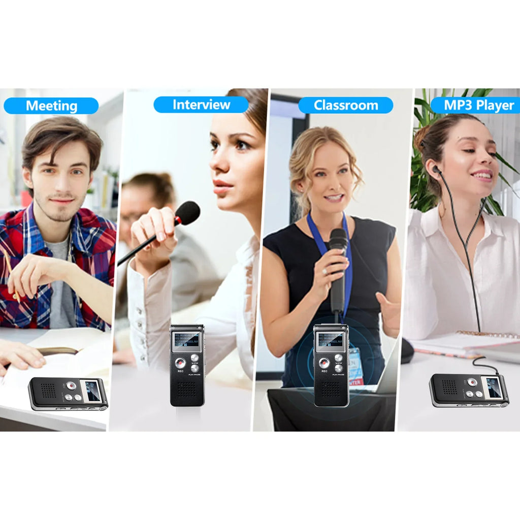 Voice Recorder Mini Voice Activated – Lectures, Meetings