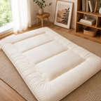 Japanese Floor Bed, 4 Inch Thick Futon Mattress, Foldable – Home, Travel
