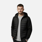 Warm Hooded Down Jacket Men - Lightweight, Quilted – Outdoor, Casual