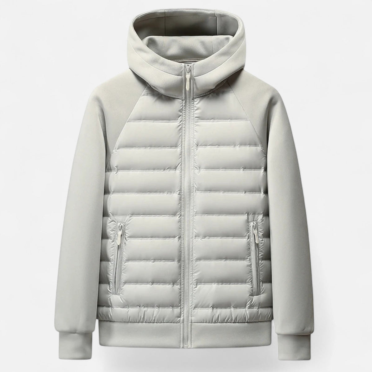 Warm Hooded Down Jacket Men - Lightweight, Quilted – Outdoor, Casual