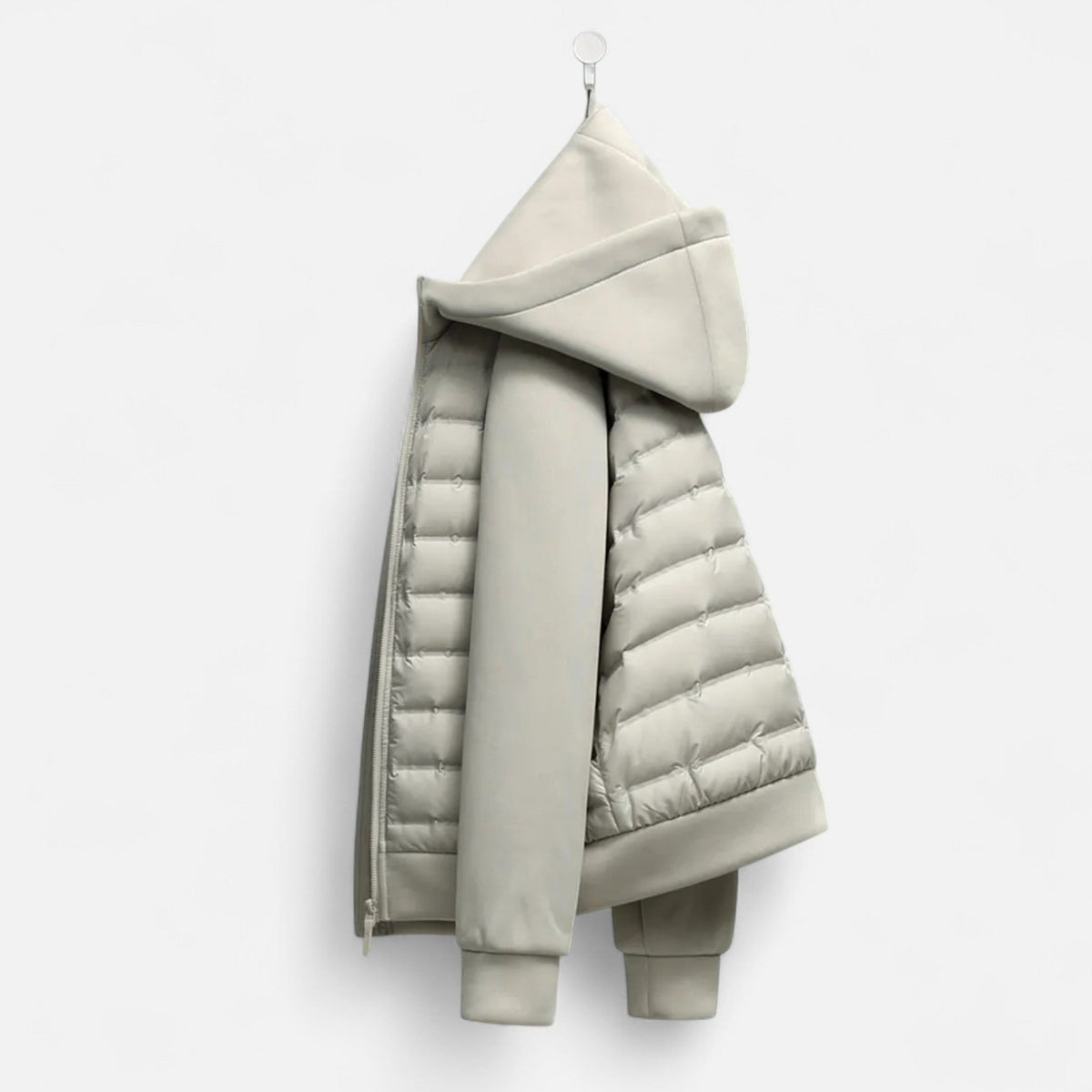 Warm Hooded Down Jacket Men - Lightweight, Quilted – Outdoor, Casual