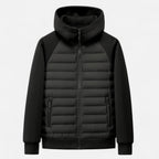 Warm Hooded Down Jacket Men - Lightweight, Quilted – Outdoor, Casual
